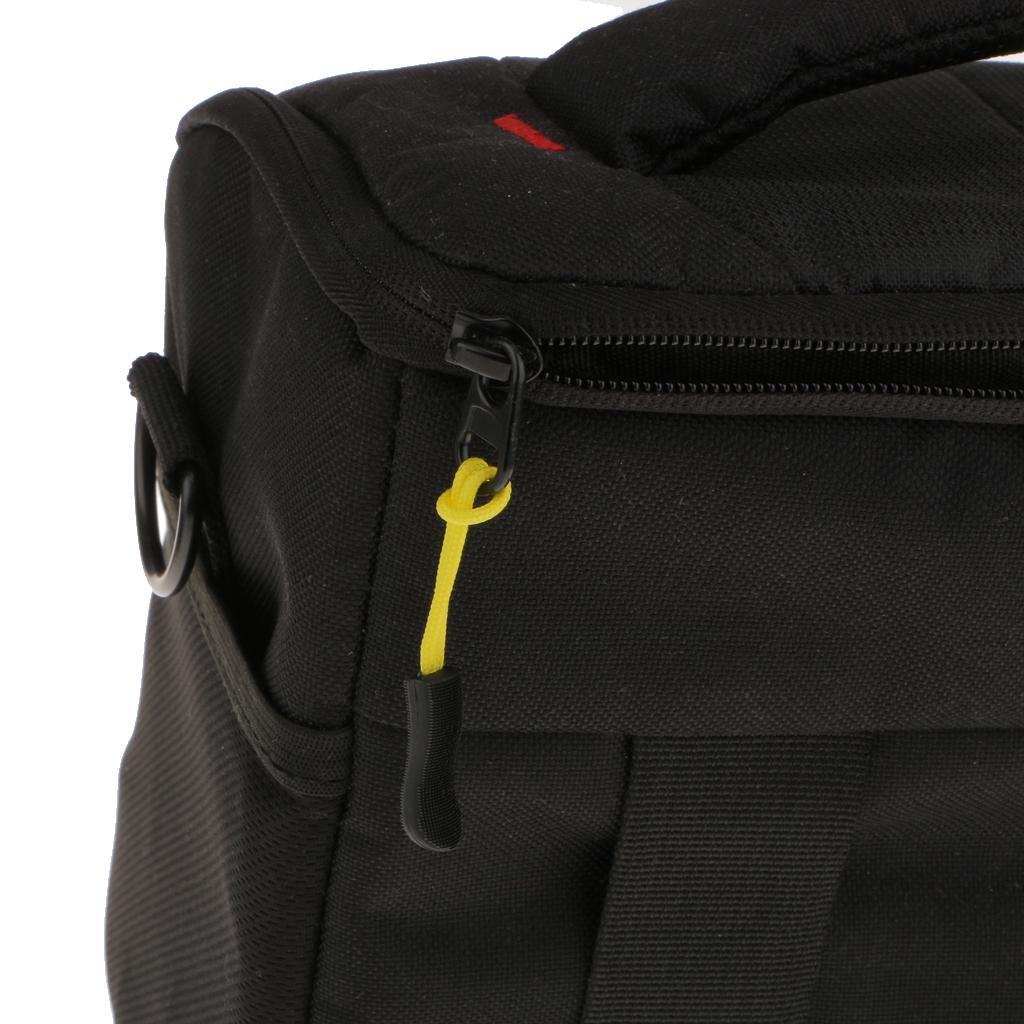 10pcs Zipper Pulls Replacement Zip Cord Puller Slider Jacket Backpacks Black