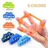 6 Colors Hand Grip Finger Strength Exercise Gripper Forearm Health Builder Strength Finger Grip Arm Muscle Builder Wrist Trainer