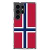 Чехол Samsung - Norvège - Galaxy S24 - Souple - Multicolore - Design Drapeau