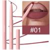 Nude Tapered Lip Liner Pencil Matte Creamy Plumping Lip Stain Waterproof Natural Nude Brown Slim Lips Liner Make Up Long-Lasting