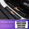 Four Carbon Fiber Scratch Protection Stickers for Car Doorsill Are Applicable To Volkswagen Golf MK4 MK5 MK6 Auto