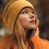 Women's Autumn/Winter Knitted Brimless Pullover Hat - Casual Baotou Style