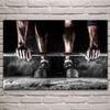 Modern Gym Fitness Canvas Painting Bodybuilding Character Wall Art Poster Sexy Men Women Muscle Wall Picture Mural Cuadros