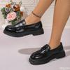 Spring Autumn New Black Women's Shoes Comfortable Soft Soled Non Slip Shoes Lightweight Casual Shallow Mouth Black Flat Shoes