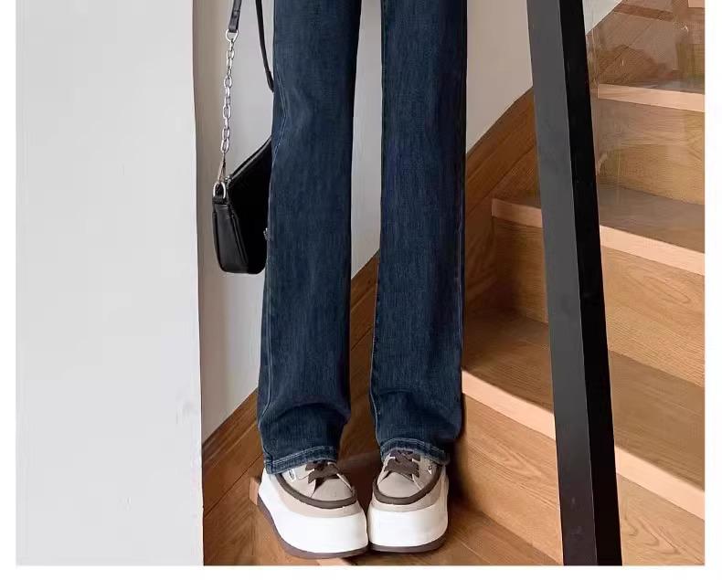 Women's High Waist Slimming Straight Leg Jeans - New 2025 Spring/Autumn Styles, Small Sizes Available