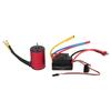 S3650 3900KV Waterproof Brushless Motor 60A Brushless Motor ESC T Plug Male for 110 RC Car Upgrade