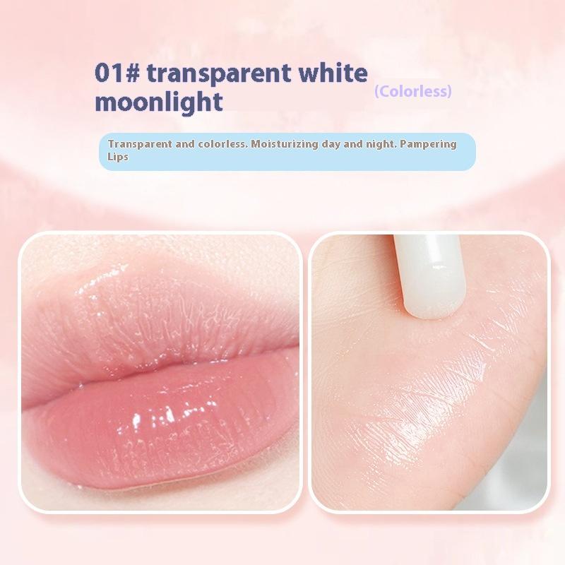 Dazzling Temperature Lip Balm Colorless Tinted Lipstick Moisturizing Improves Dry Cracked Lip Lines Night Repair