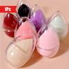 1pc Makeup Sponge With Storage Box, Dry & Wet Dual Use Makeup Beauty Blender, Flawless For Liquid Powder Cream Foundation