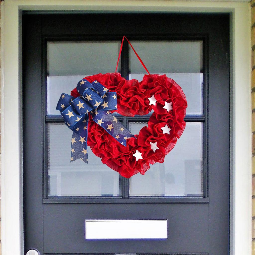 Exclusive For Independence Day In The United States | Exquisite Handmade Love Wreath, Celebrating  And Unity