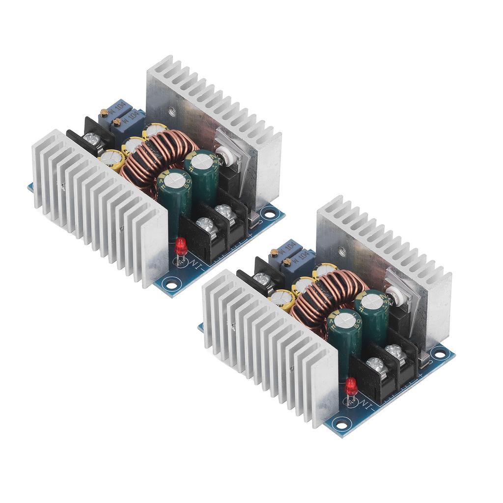 2Pcs DC To DC Buck Converter Voltage Regulator Board 6‑40V To 1.2‑35V 300W 20A Set Kit