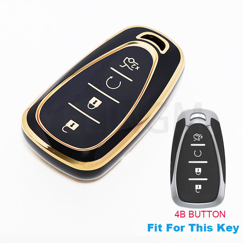 Car Key Case Cover For Chevrolet Chevy Cruze Traverse Spark Equinox Sonic Volt Bolt Malibu Camaro 2/3/4/5 Buttons Auto Shell Fob