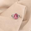 Natural Pink Tourmaline Gemstone 925 Solid Silver Jewelry Handmade Ring For Her RR-8-18