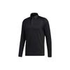 Brushed LS Golf Training Casual Long Sleeve Polo Men Tops Black FS6844