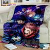 Anime Jujutsu Kaisen Itadori Yuji 3D Blanket,Soft Throw Blanket for Home Bedroom Bed Sofa Picnic Travel Office Cover Blanket Kid