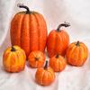 7 Pcs Artificial Pumpkins Fall Decoration Faux Foam Pumpkin Tabletop Centerpiece