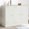 VidaXL Buffet White 99x39x73 Cm Steel, Cabinet, Sideboard, Storage Cabinet, Cabinets, Cupboard, High Buffet, 841726