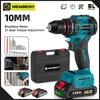 10mm Brushless Electric Impact Drill 21+2 Torque Multifunctional Cordless Electric Screwdriver For Makita 18V Battery