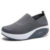 Fashion Women Sneakers Comfortable Outdoor Anti Slip Sports Shoes Soft Sole Mesh Breathable Solid Color Platform Vulcanized Ladies Shoes