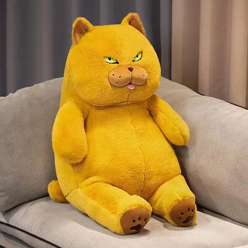 Pet Cat Doll Cute Imitation of British Short-hair Blue Cat Plush Toy Soft Plush Pillow Birthday Sleeping Girl Gift