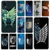 Anime Attack On Titan Logo Phone Case For Huawei Honor 60 50 SE 30S Mate 30 20 10 Lite 40 Nova 9 8 Pro Y60 8i 7i 7SE 5T Premium