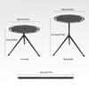 Outdoor Folding Camping Table Aluminium Alloy Telescopic Round Table With Light Pole Height Adjustable Outdoor Picnic Tables