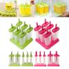 Kitchen Artifact Silicone Summer Ice-lolly Ice Cream DIY Maker Mould Tray with Stand