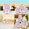 Plush Rabbit Rural Toy With Cute Floral Dress For Kids Fun And Gift Cotton Pp