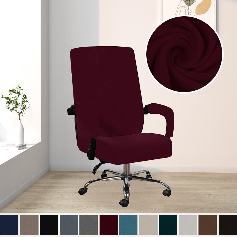 Premium Silver Fox Velvet Chair Cover - Durable, Dustproof & Stylish for Office and Computer Chairs