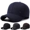 Men's Cap Autumn Winter Warm Cap Middle-Aged Thick Cotton Cap Outdoor Ear Protection Baseball Cap