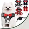 Elegant Bow Dog Collars Necktie Traction Rope Christmas Pet Harness for Small Medium Dogs Cat Chest Strap Dog Accessories Gifts