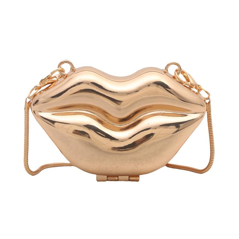 Star Delightful Acrylic Coin Purse Cute Mini Lip Shape Design Perfect Crossbody Bag Children For