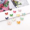 10pcs Drops of Oil Small Butterfly Beads Pendant DIY Handmade Ornament Accessories Necklace Earrings Bracelet Pendant Material