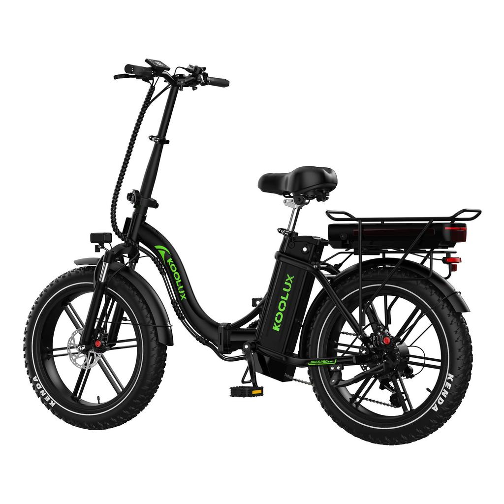 KOOLUX BK6S PRO Folding Electric Bike With Seat 48V23AH Battery 500W Motor 20*4.0 Fat Tires e-Bike Adult City Outdoor Electric Bicycle