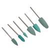 6pcs Nail Drill Bit Nail Art Drill Manicure Grinding Head Nail Polishing Bits Accessory