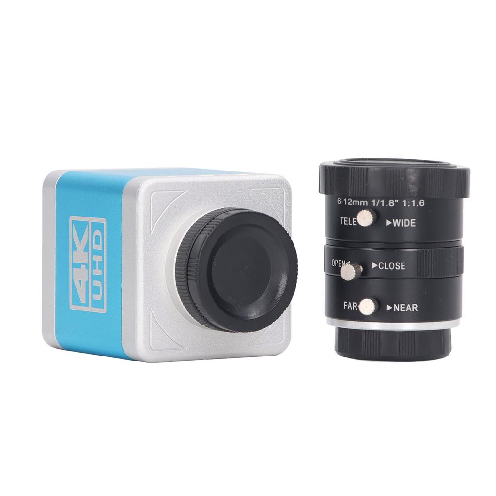 4K 30FPS HD Multimedia Interface Webcam Live USB Webcam with C CS Interface 6‑12mm Manual Focus