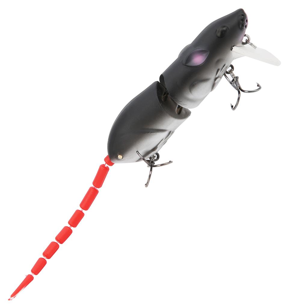 Artificial Simulation Mouse Shape Lure Bait Fishing Accessories with Treble HooksA