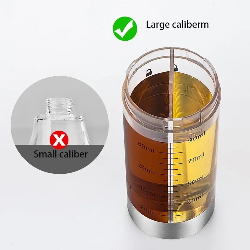200ml Stainlness Steel Double-headed Oil Spray Bottle Olive Oil Vinegar Spray for Salad BBQ Oil Dispenser Cooking Baking Tools