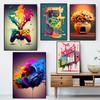 Cartoon Series Game Controllers Console Posters and Prints Earphones Canvas Paintings Wall Art for Bar Game Room Home Decor
