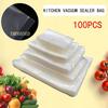 100 Vacuum Sealer Bags - Transparent Kitchen Accessories for Fresh Food Packaging