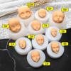 Q Version Doll Modification Accessories Baby Face Silicone Molds Clay Head Sculpey 3D Facial Mould