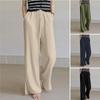 Spring and Summer Loose Fashion with Elastic Waistband Women's Long Pants and Wide Leg Pants Pants & Capris (women’s)