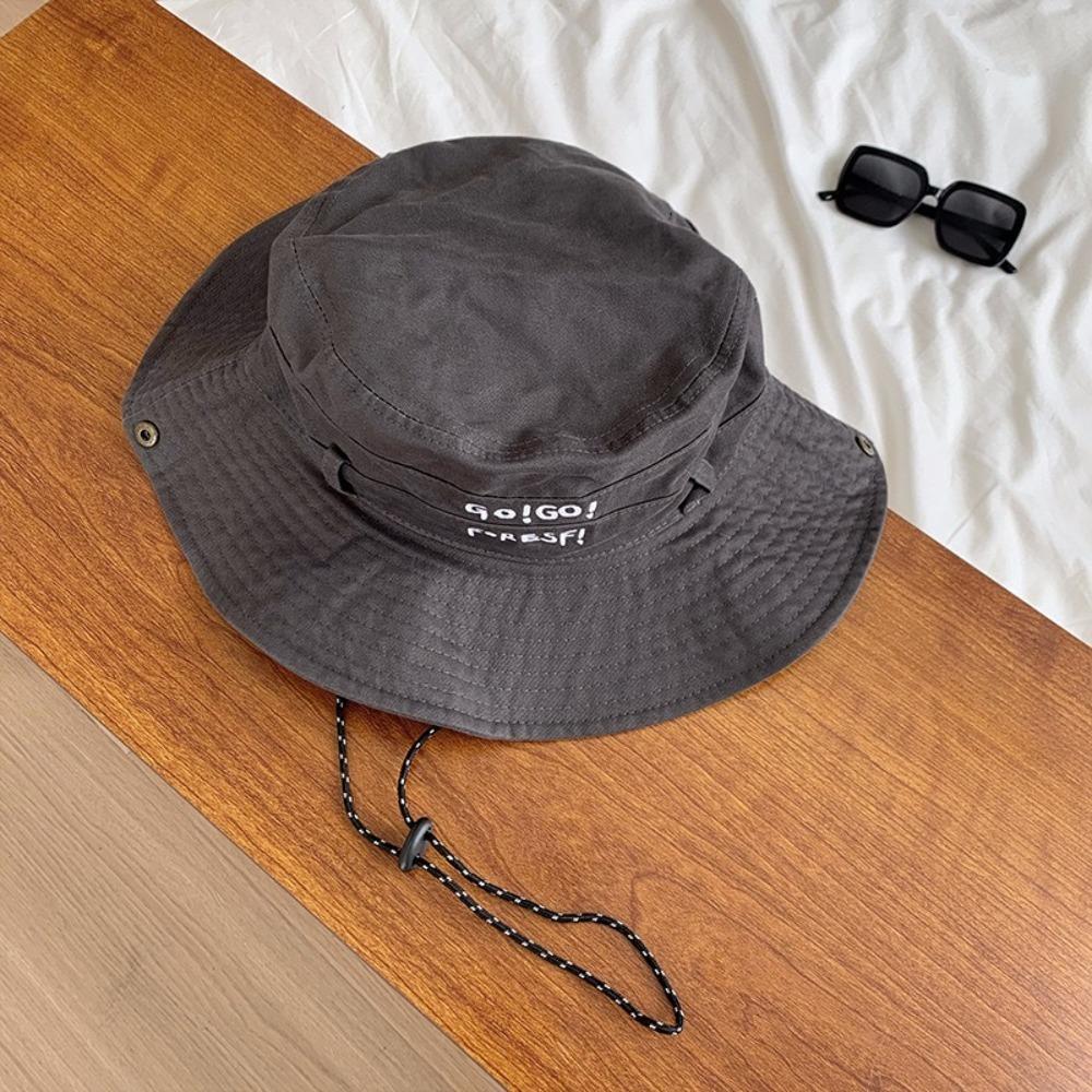 Trendy Fishing Cap Anti-UV Sunscreen Hat New Bucket Hat Gift