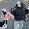 Fashion Short Cotton Jacket Velvet Hooded Coat Winter Boys Jacket Girl Children's Down Jacket