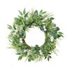 Realistic Artificial Flower Wreath for Front Door Spring Wreath Decoration for Wedding Valentines Indoor and Outdoor Use