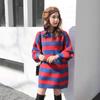 Sweater Pullover for Women Loose Korean Version Autumn and Winter Loose Stripe Knitwear Pullover Women Tops