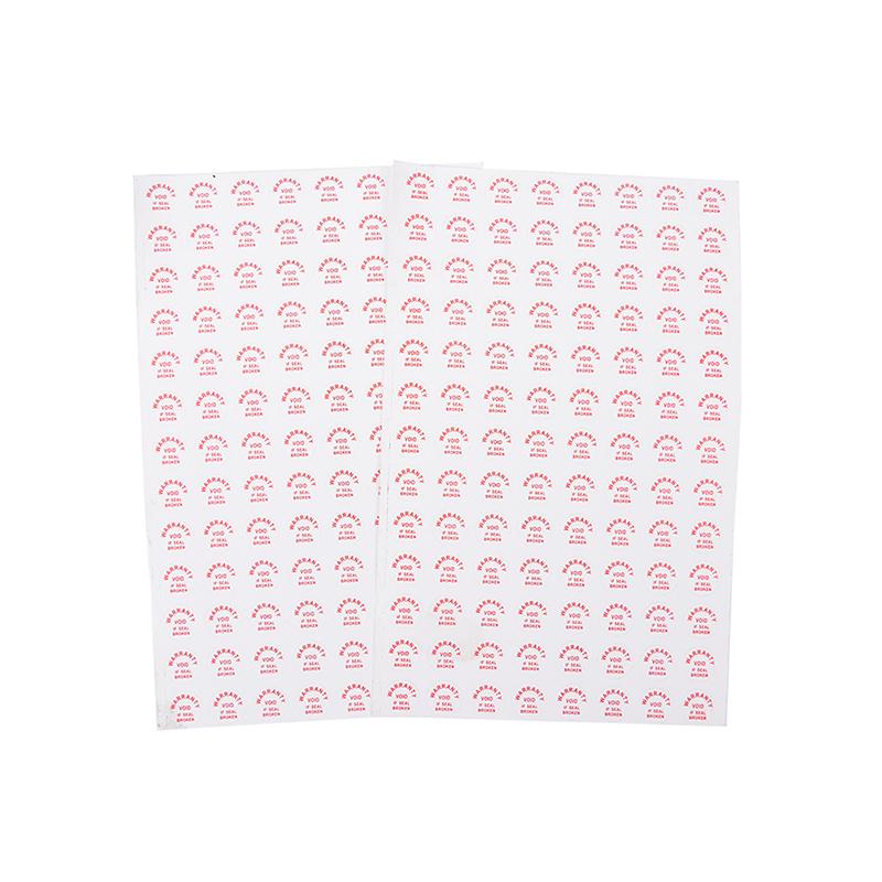 2Sheets/208Pcs Warranty Void If Damaged Protection Security Label Sticker Seal