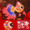 Goldfish Lantern DIY Assembly Handheld Lantern for Kids Battery Powered Chinese Traditional Lantern for Mid-Autumn Festival Spring Festival