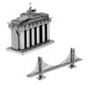 Metal Earth Fascinations Golden Gate Bridge and Brandenburg Gate Puzzle 3D En Métal