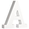 MDF Letter A , White, 11cm, Thickness 2cm