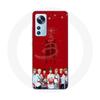 Case for Xiaomi Mi 12 / 12X BTS Bangtan Boys Red Background Christmas Gift 2023
